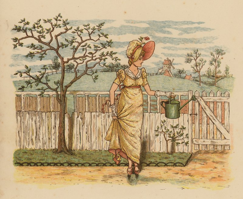 Ilustracja do filmu "Marzenia, tańce i rozczarowania" (kolorowa litografia) autorstwa English School