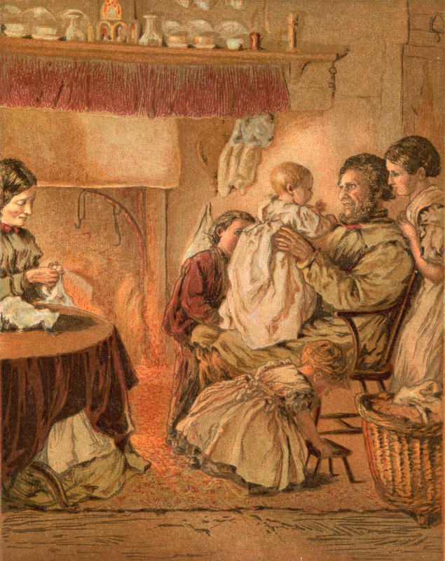 Ilustracja do Elegii Graya autorstwa English School