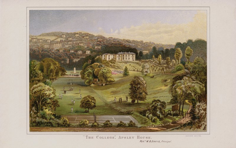 Ilustracja do Przewodnika po Torquay (chromolitho) autorstwa English School