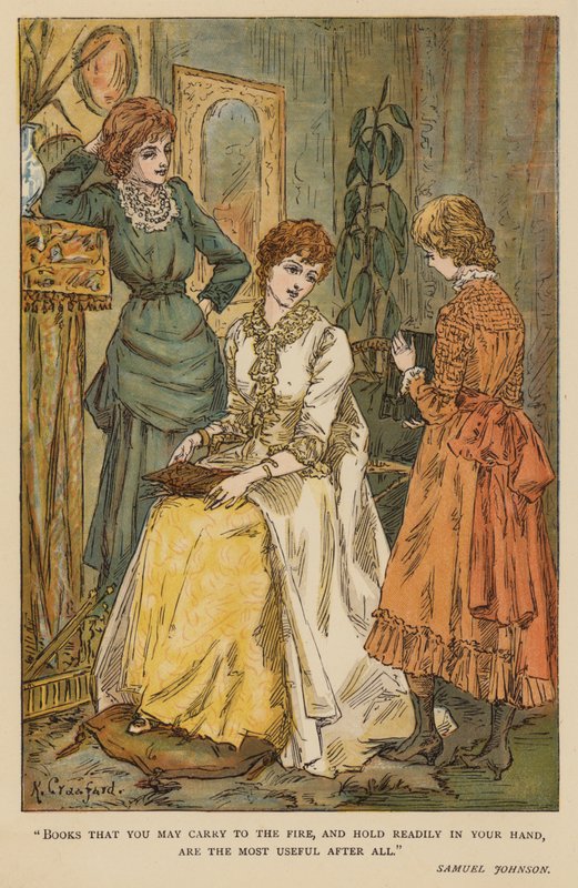 Ilustracja do Rocznika Routledge’s Every Girl’s (kolor lito) autorstwa English School