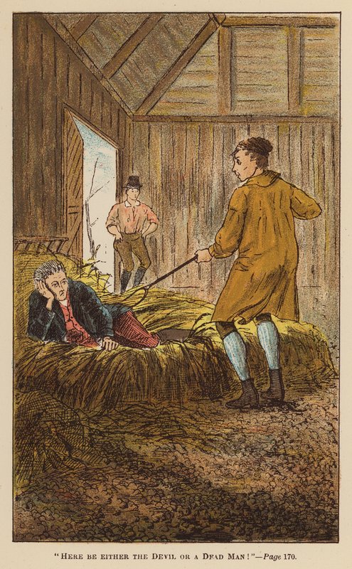 Ilustracja do Przygód Roderyka Randoma autorstwa Tobiasa Smolletta (kolorowa litografia) autorstwa English School