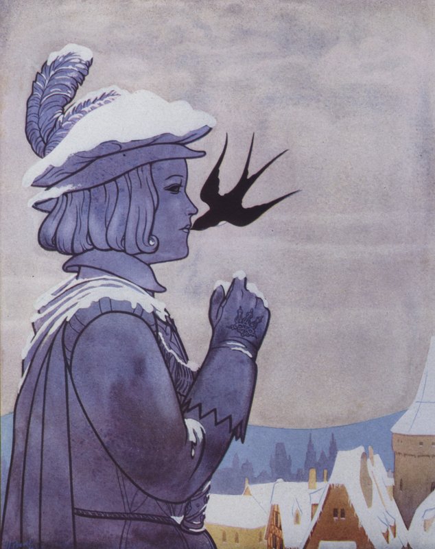 Ilustracja do Szczęśliwego księcia Oscara Wilde