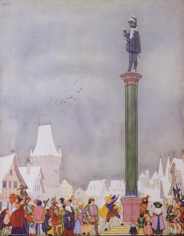 Ilustracja do Szczęśliwego księcia Oscara Wilde