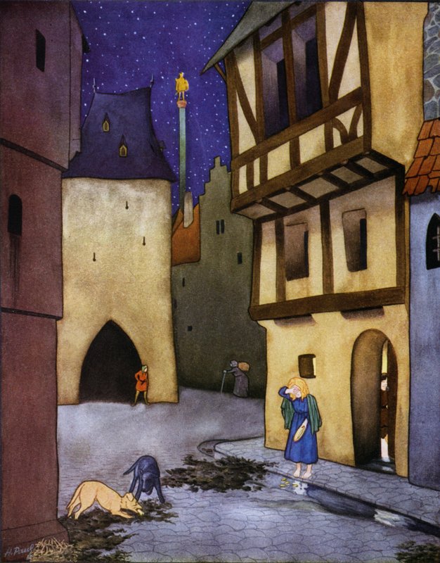 Ilustracja do Szczęśliwego księcia Oscara Wilde