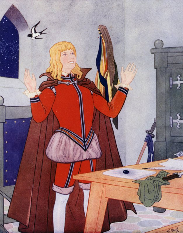 Ilustracja do Szczęśliwego księcia Oscara Wilde