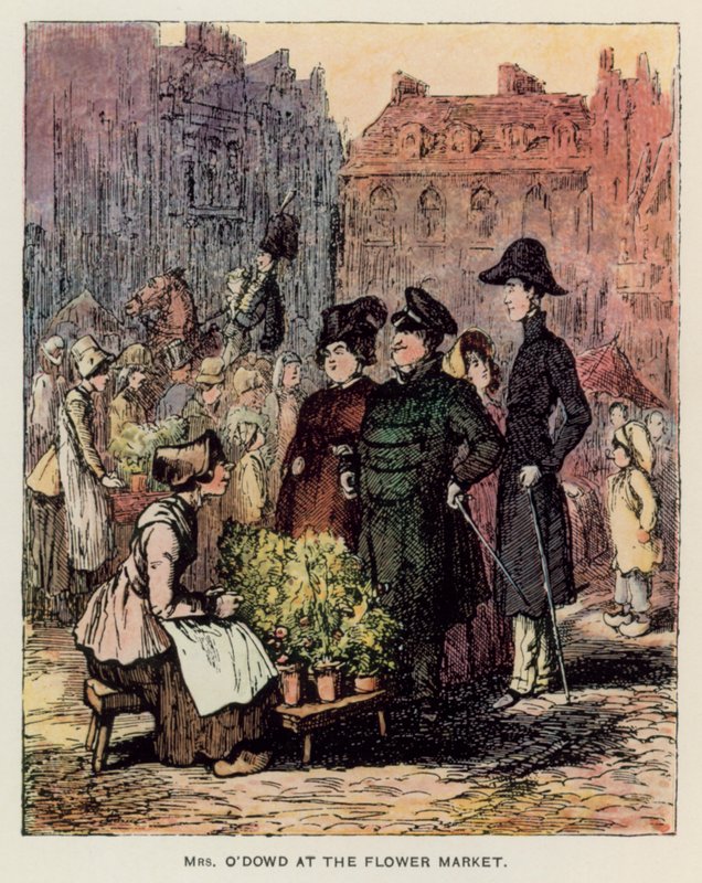 Ilustracja do Vanity Fair autorstwa Thackeraya (lito) autorstwa English School