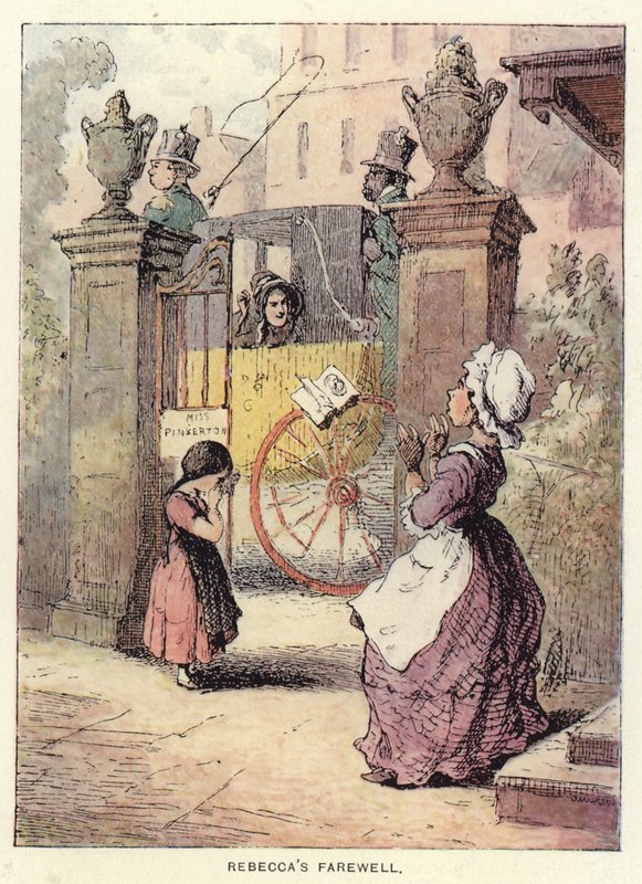 Ilustracja do Vanity Fair autorstwa Thackeraya autorstwa English School