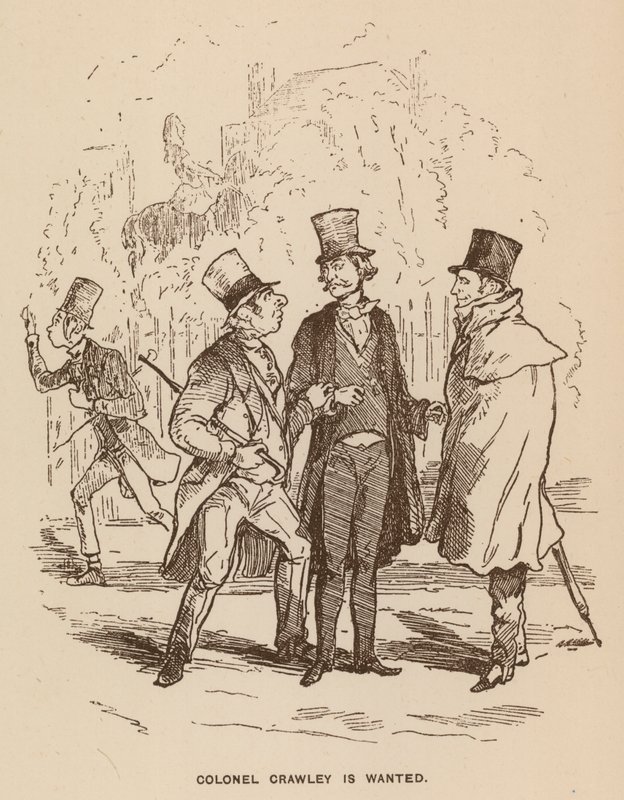 Ilustracja do Vanity Fair autorstwa Thackeraya autorstwa English School