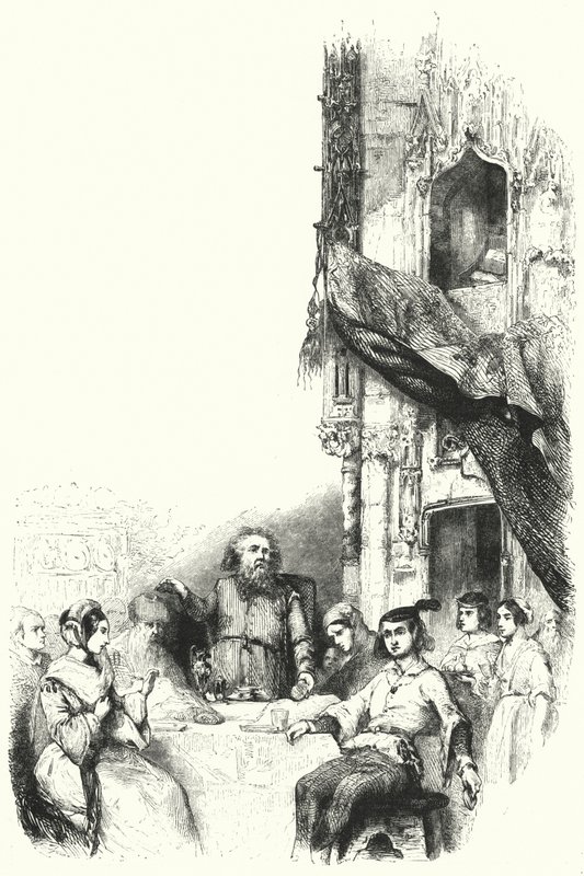 Ilustracja do opery La Juive Fromental Halevy (grafika) autorstwa English School