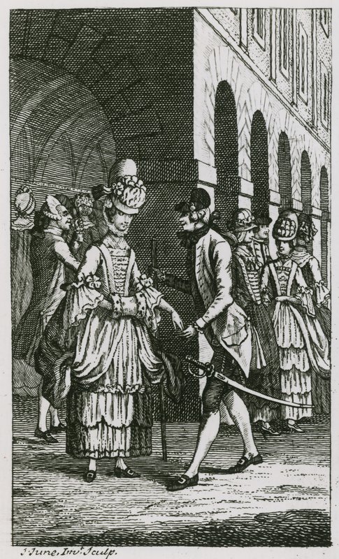 Ilustracja z listy Harriss, wydanie z 1773 r. autorstwa English School