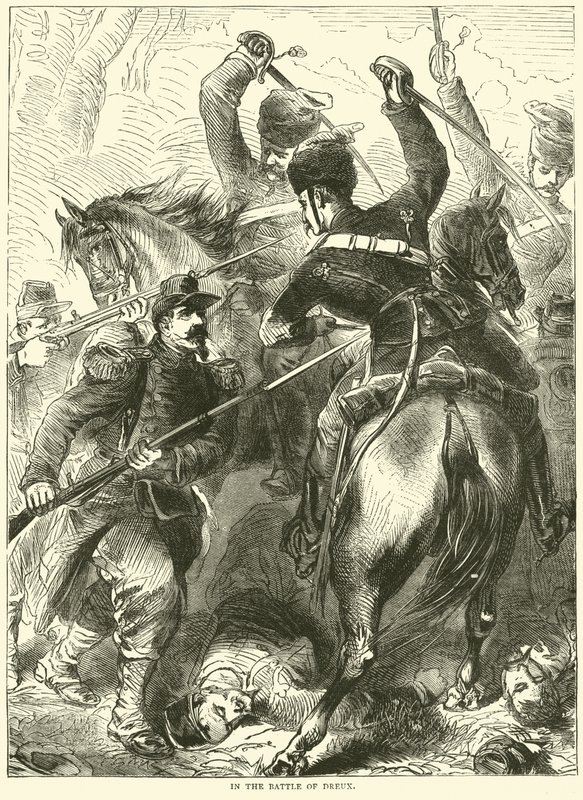 W bitwie pod Dreux, listopad 1870 autorstwa English School