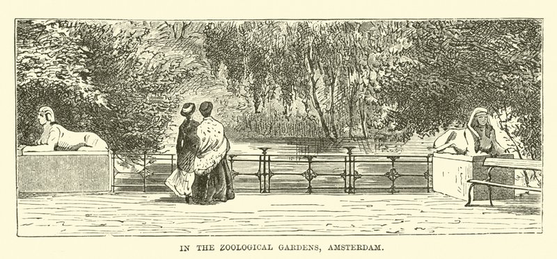 W Ogrodach Zoologicznych, Amsterdam autorstwa English School