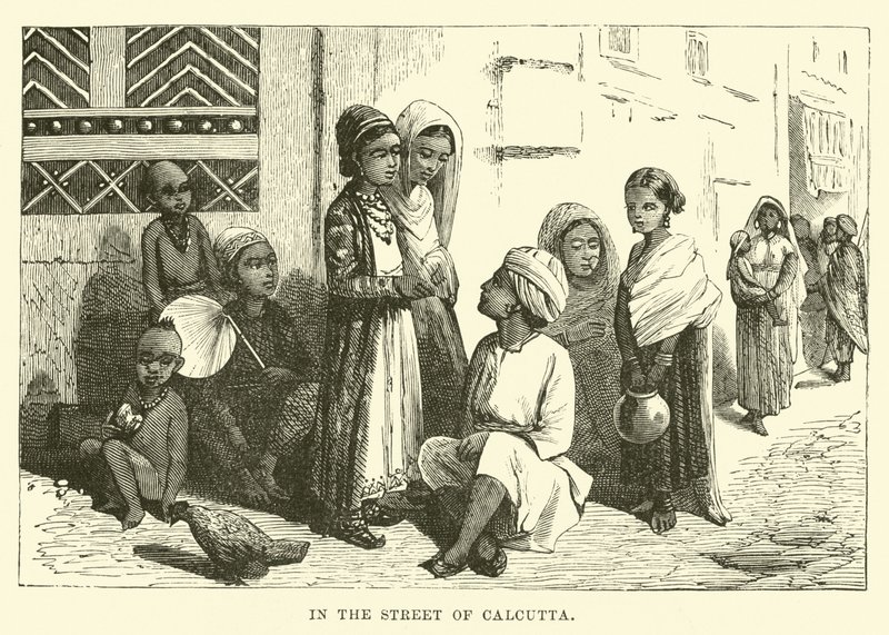 Na ulicy Kalkuty autorstwa English School