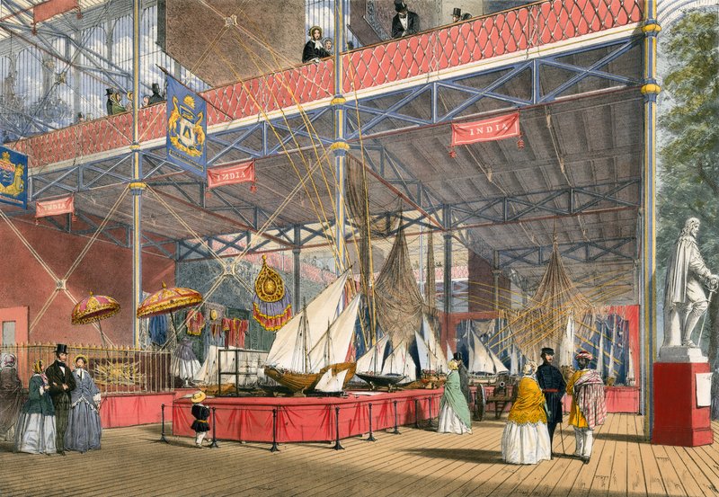 Indie, nr 3, Wielka Wystawa, 1851 autorstwa English School