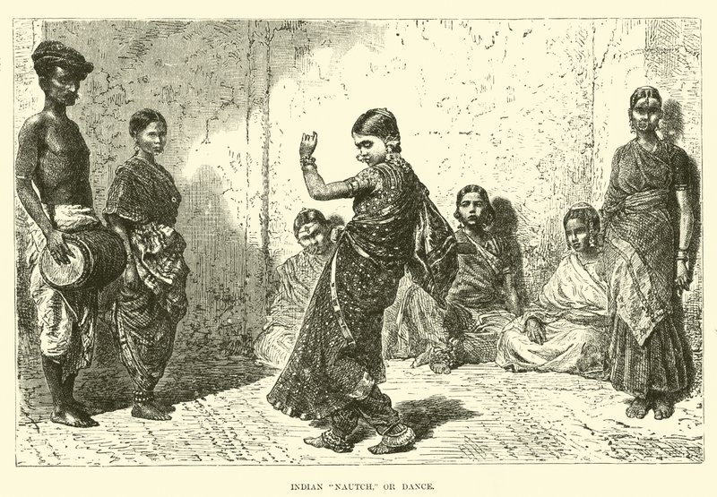 Indian Nautch, czyli taniec autorstwa English School
