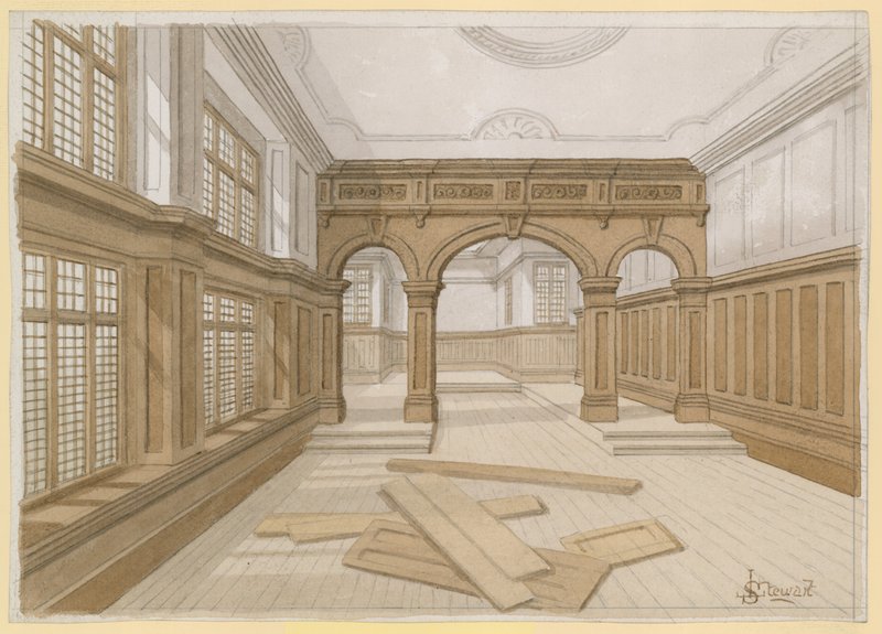 Wnętrze Starego Sądu Admiralicji, Doctor Commons autorstwa English School