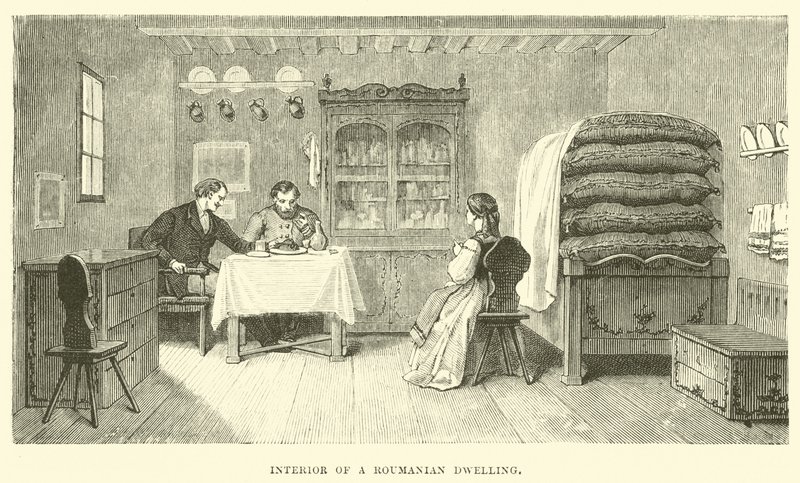 Wnętrze mieszkania rumuńskiego autorstwa English School
