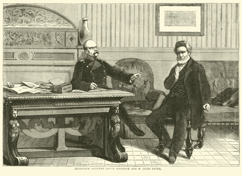 Wywiad między hrabią Bismarckiem i M Julesem Favrem, wrzesień 1870 autorstwa English School