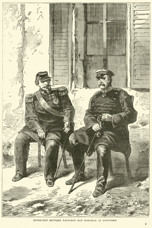 Wywiad między Napoleonem a Bismarckiem w Donchery, wrzesień 1870 autorstwa English School
