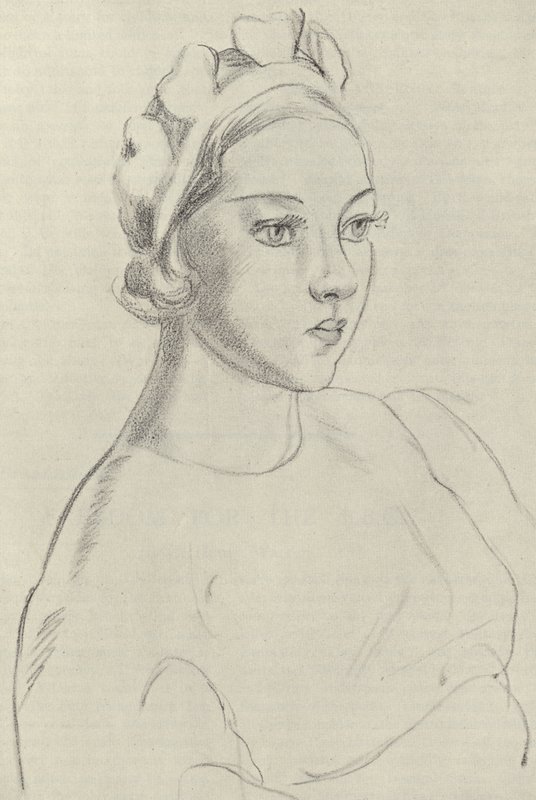 Irina Baronova, rosyjska baletnica autorstwa English School