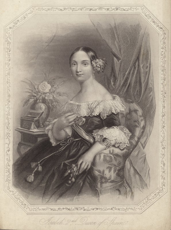 Izabela II z Hiszpanii autorstwa English School