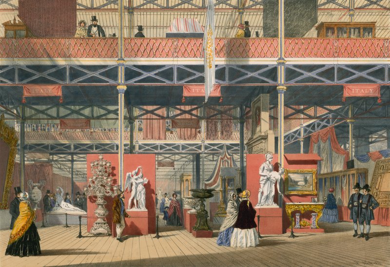 Włochy, Wielka Wystawa 1851 autorstwa English School