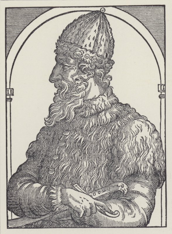 Iwan III, wielki książę moskiewski (litografia) autorstwa English School