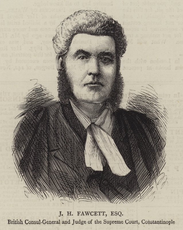 JH Fawcett, Esquire (Grawerowanie) autorstwa English School