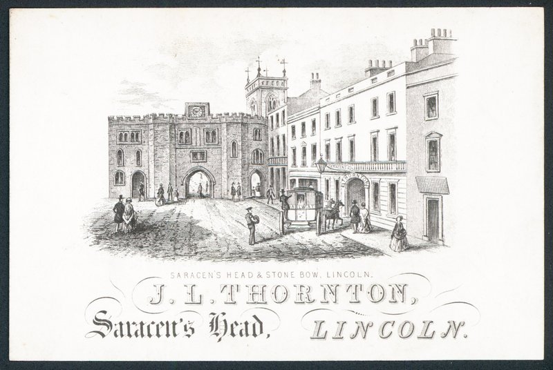 J L Thornton, karta handlowa autorstwa English School