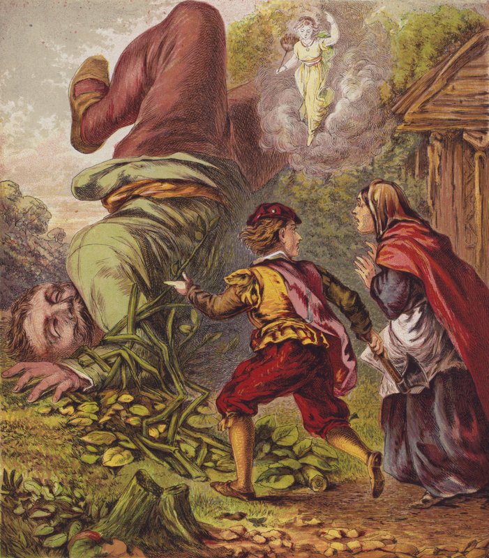 Jack i fasola-łodyga (kolor lito) autorstwa English School