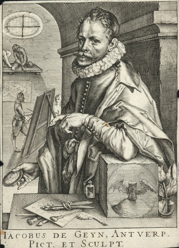 Jacobus de Geyn lub Gheyn z Antwerpii autorstwa English School