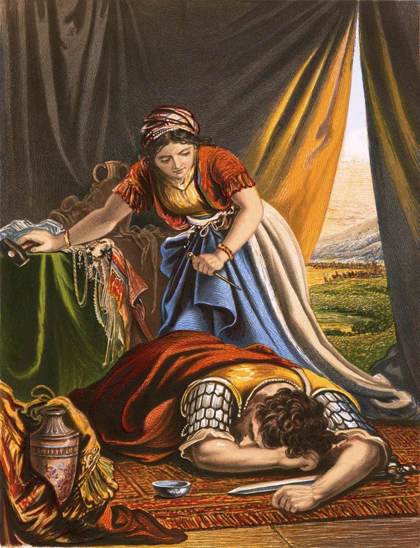 Jael i Sisera autorstwa English School