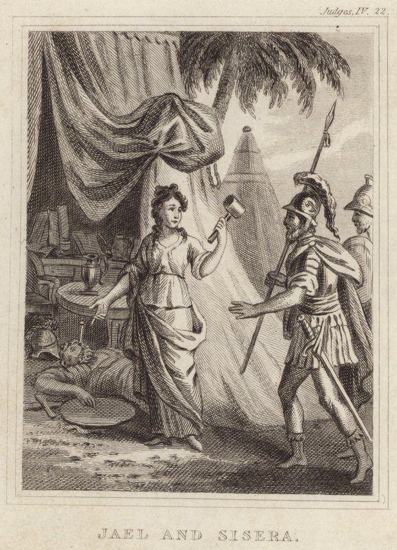Jael i Sisera autorstwa English School