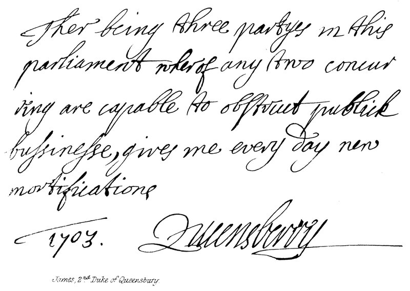 James, 2. książę Queensbury autorstwa English School