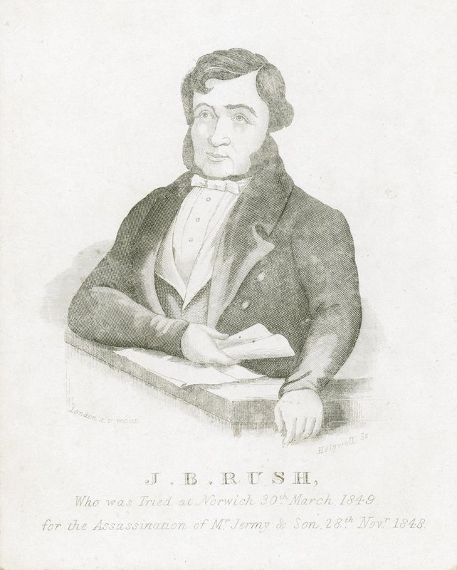 James Blomfield Rush, morderca autorstwa English School