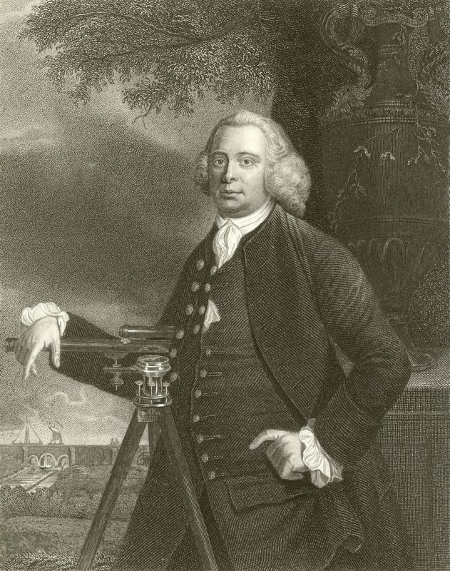 James Brindley autorstwa English School