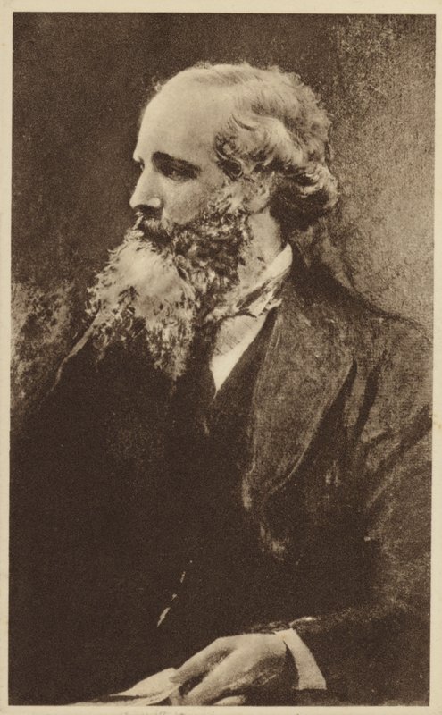 James Clerk Maxwell (1831-1879), szkocki fizyk teoretyczny (litografia) autorstwa English School