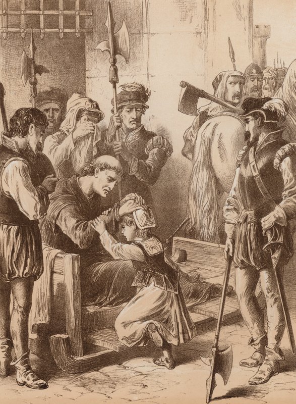 James Fenn, "To było poruszające widowisko" (litografia) autorstwa English School