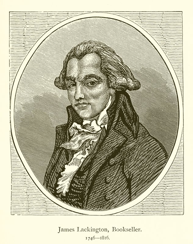 James Lackington, księgarz autorstwa English School