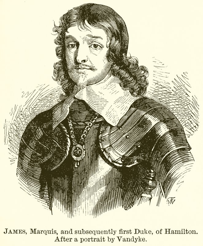 James, markiz, a następnie pierwszy książę Hamilton autorstwa English School