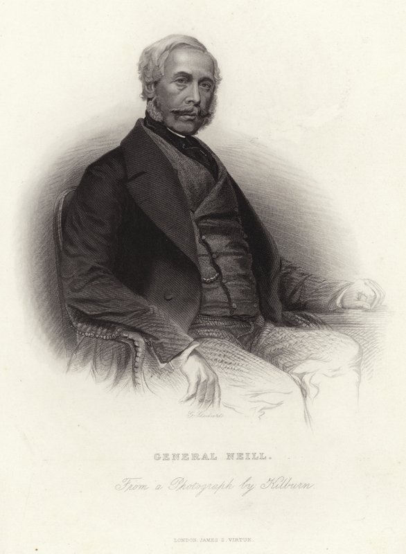 James Neill, brytyjski generał autorstwa English School