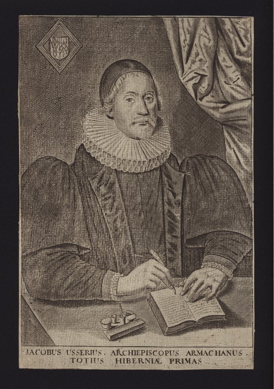 James Ussher, irlandzki duchowny protestancki (rycina) autorstwa English School