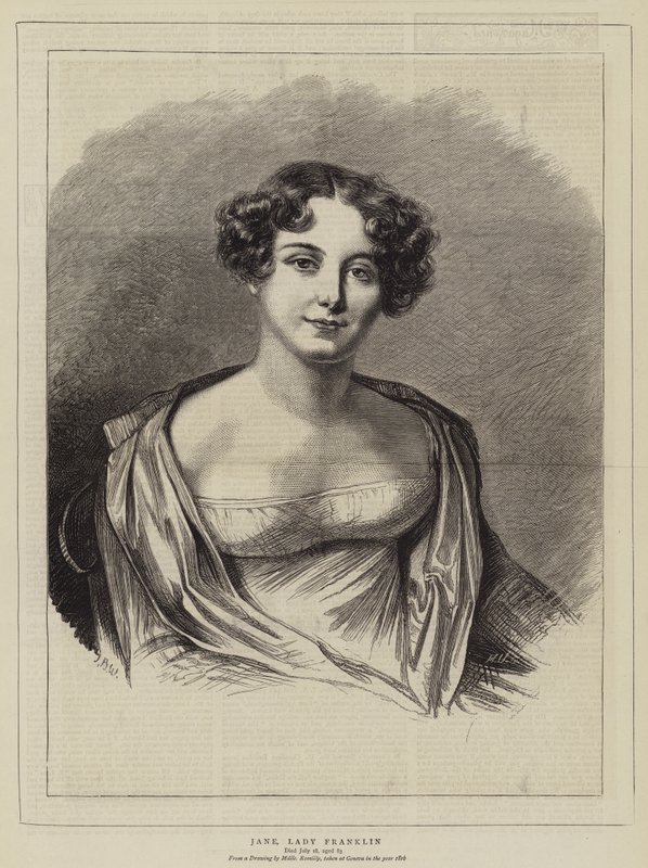 Jane, lady Franklin autorstwa English School