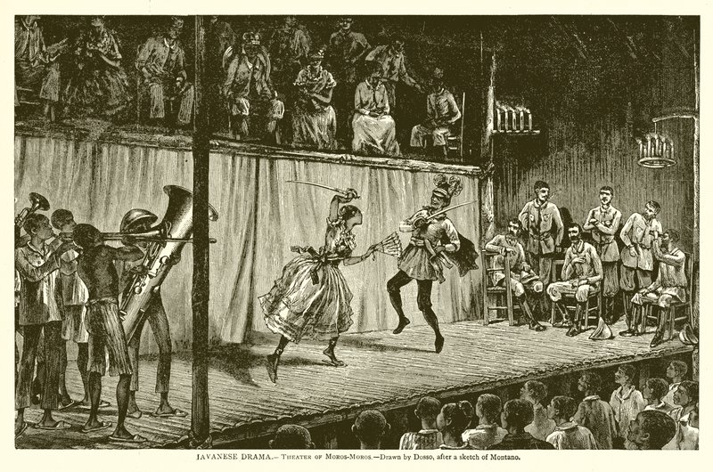 Dram jawajski.--Teatr Morosa-Moros autorstwa English School