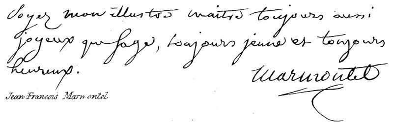 Jean Francois Marmontel autorstwa English School