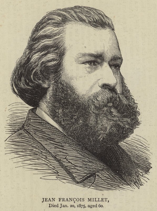Jean Francois Millet (grawerowanie) autorstwa English School