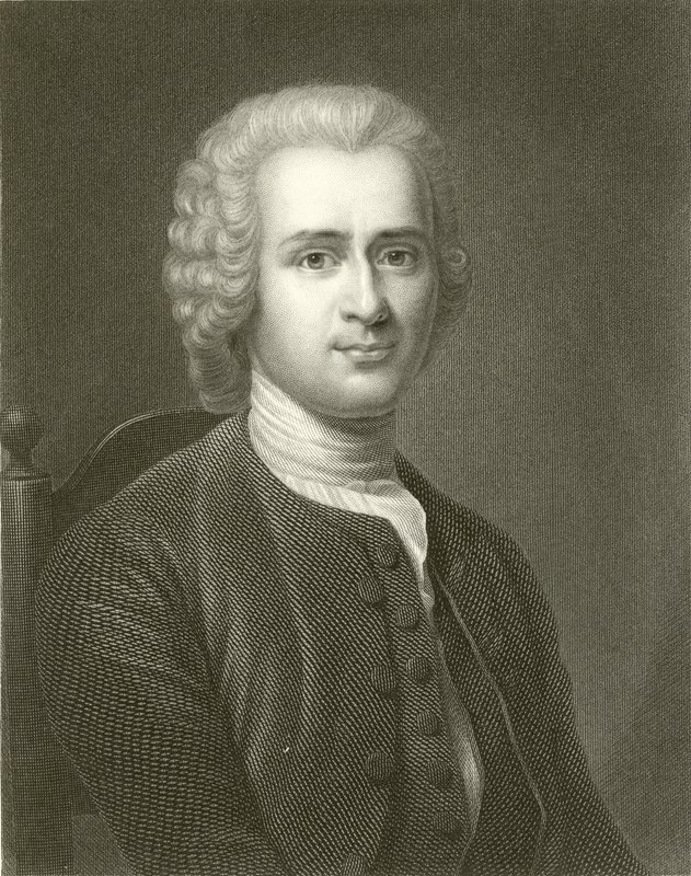 Jean-Jacques Rousseau autorstwa English School