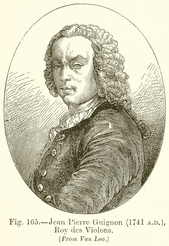Jean Pierre Guignon, król skrzypiec 1741 autorstwa English School