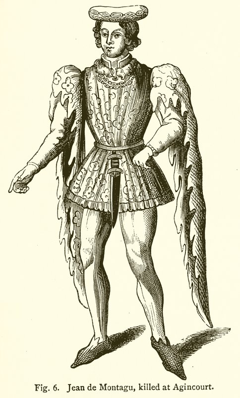 Jean de Montagu, zabity w Agincourt autorstwa English School