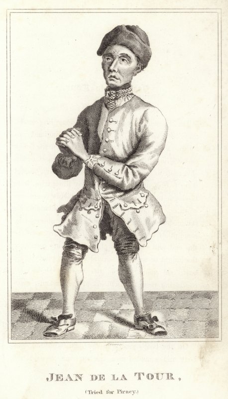 Jean de la Tour, próbowany za piractwo autorstwa English School